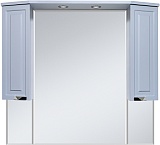 Misty Зеркальный шкаф Терра 110 серый